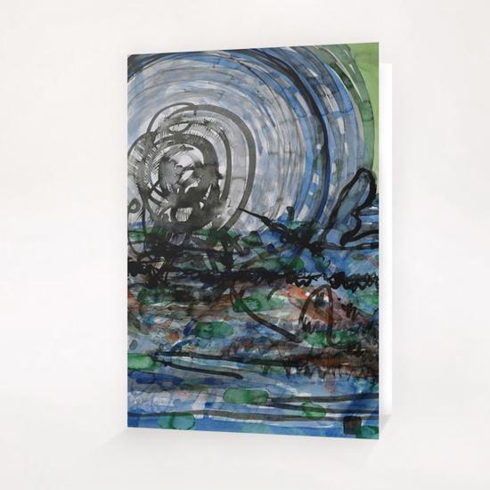 Whirling Hurricane Greeting Card & Postcard by Heidi Capitaine