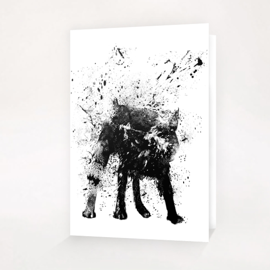 Wet dog Greeting Card & Postcard by Balazs Solti