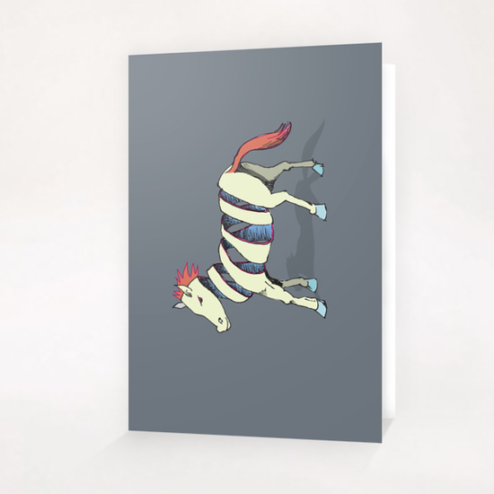 Rock Zebra Greeting Card & Postcard by Alex Xela