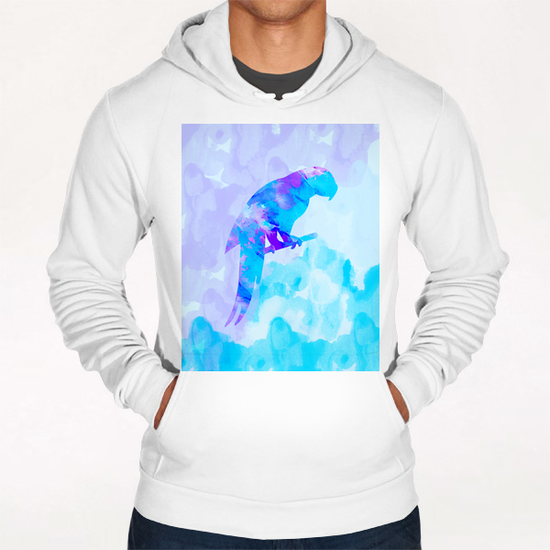 Abstract Parrot Hoodie by Amir Faysal