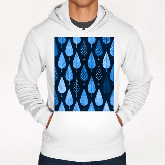 Watercolor Forest Pattern X 0.5 Hoodie by Amir Faysal