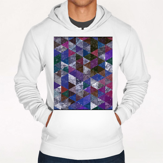 Abstract Geometric Background #9 Hoodie by Amir Faysal