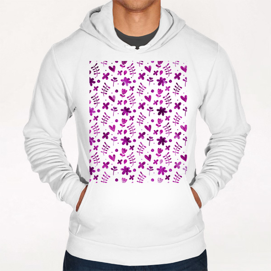 LOVELY FLORAL PATTERN Hoodie by Amir Faysal