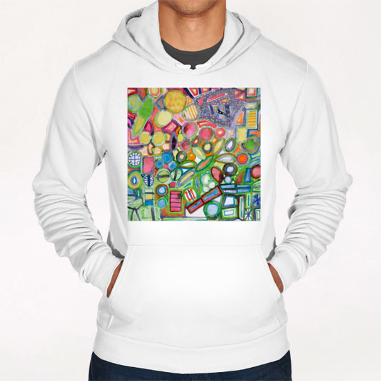 Cheerful Colorful Collection Hoodie by Heidi Capitaine