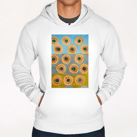 Circles in Front of the Beach  Hoodie by Heidi Capitaine
