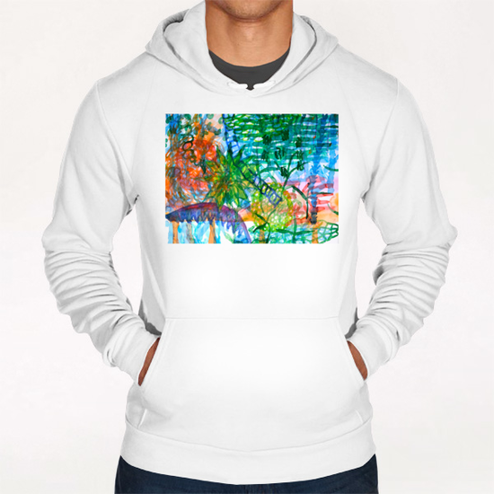 Jungle View With Rope Ladder Hoodie by Heidi Capitaine
