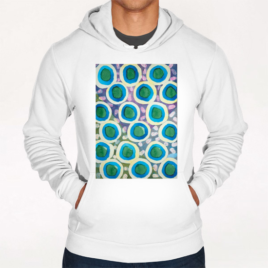 Four Directions Dot Pattern Hoodie by Heidi Capitaine
