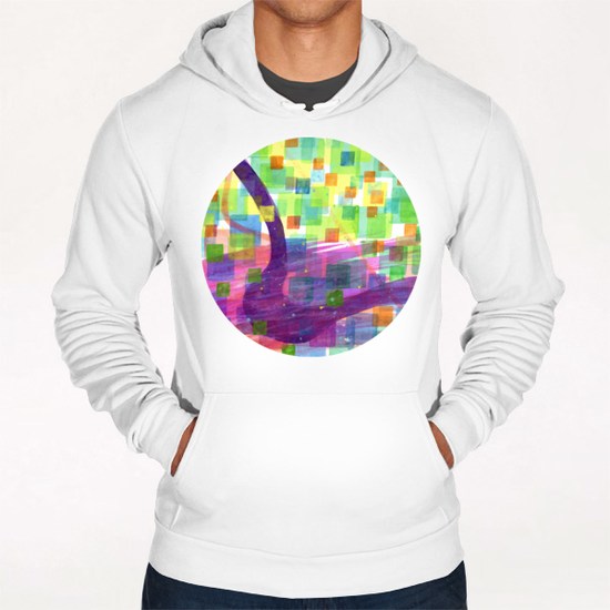 Bend and Squares Hoodie by Heidi Capitaine