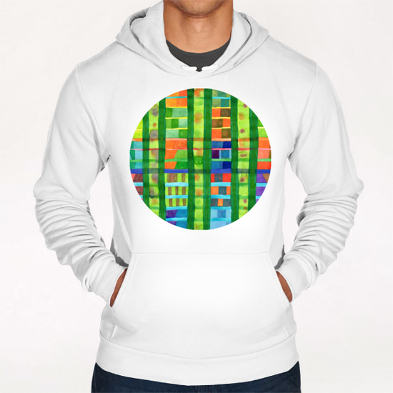 Colored Fields With Bamboo  Hoodie by Heidi Capitaine