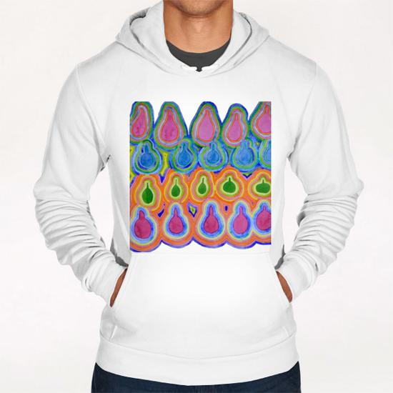 Drops Pears Bottles and an Apple Hoodie by Heidi Capitaine