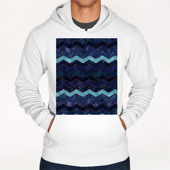 Abstract Chevron Hoodie by Amir Faysal