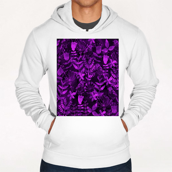 Abstract Botanical Garden X 0.1 Hoodie by Amir Faysal