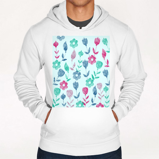 LOVELY FLORAL PATTERN X 0.5 Hoodie by Amir Faysal