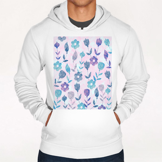 LOVELY FLORAL PATTERN X 0.18 Hoodie by Amir Faysal