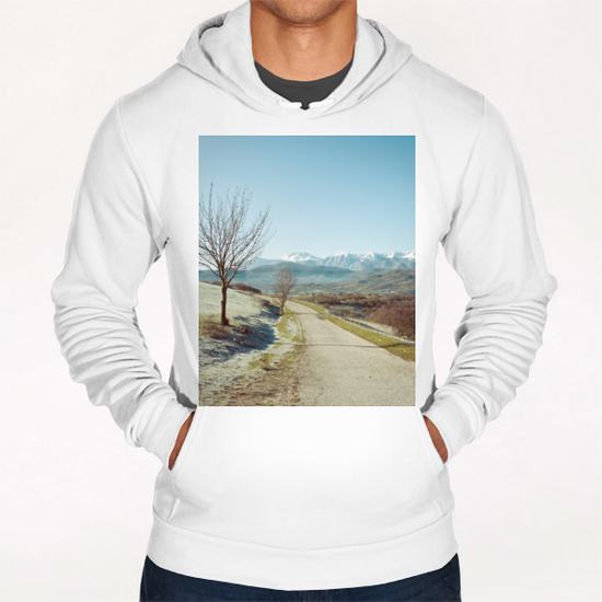 Mountains in the background I Hoodie by Salvatore Russolillo