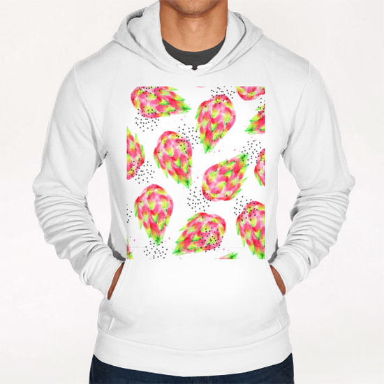 Dragon Fruit Hoodie by Uma Gokhale