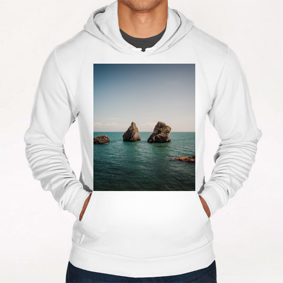 Rocks From the sea Hoodie by Salvatore Russolillo