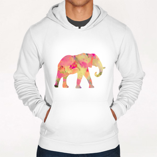 Abstract Elephant Hoodie by Amir Faysal