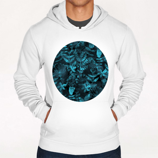 Abstract Botanical Garden  Hoodie by Amir Faysal