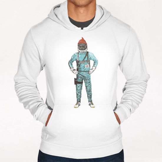 Zissou In Space Hoodie by Florent Bodart - Speakerine