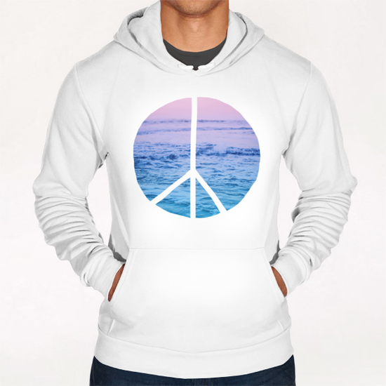 Waves and Peace Hoodie by Leah Flores