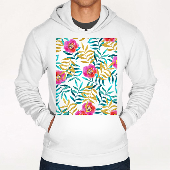 Floral Sweetness Hoodie by Uma Gokhale