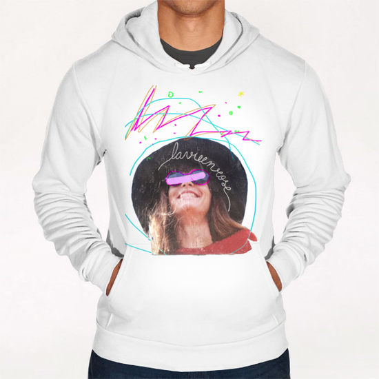 La vie en rose Hoodie by Ivailo K