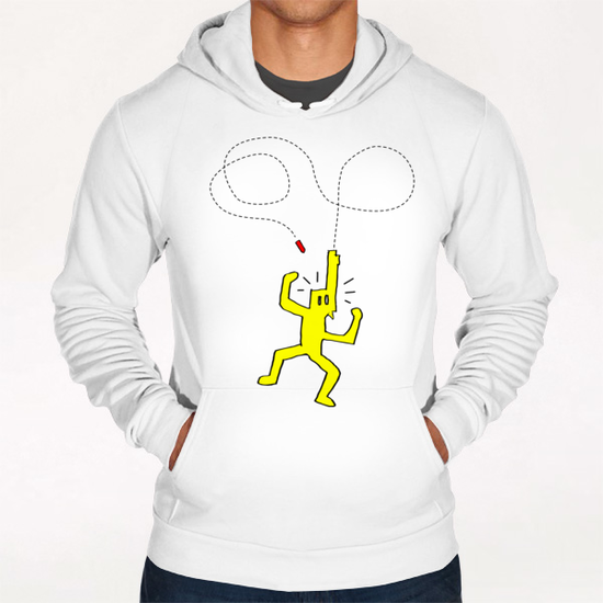 Stupid Gun Hoodie by tzigone