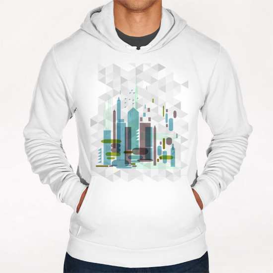 Blue City Hoodie by Vic Storia