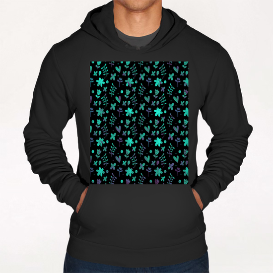 LOVELY FLORAL PATTERN X 0.10 Hoodie by Amir Faysal