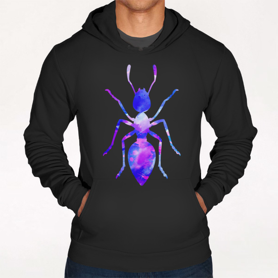 Abstract Ant Hoodie by Amir Faysal