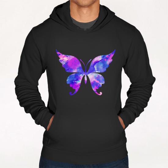 Abstract Butterfly Hoodie by Amir Faysal