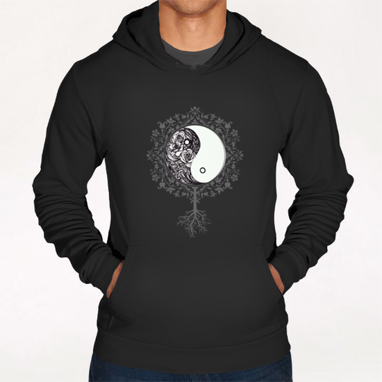 Yin floral yang Hoodie by daniac