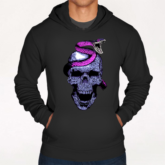 Skull and Snake Hoodie by Jordygraph