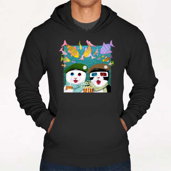 3D cats Hoodie by Tummeow