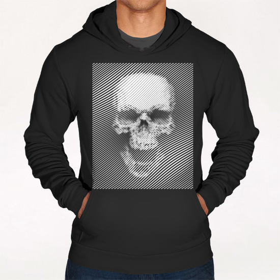 Line Skull Hoodie by Vic Storia