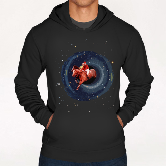 Black Hole Chase Hoodie by tzigone
