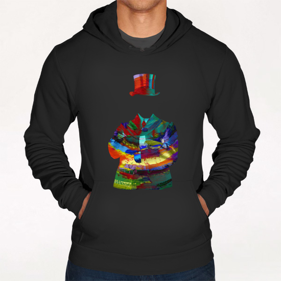 The man with the hat Hoodie by Vic Storia