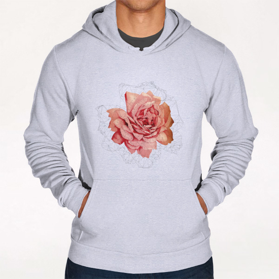 Rose construction Hoodie by Vic Storia