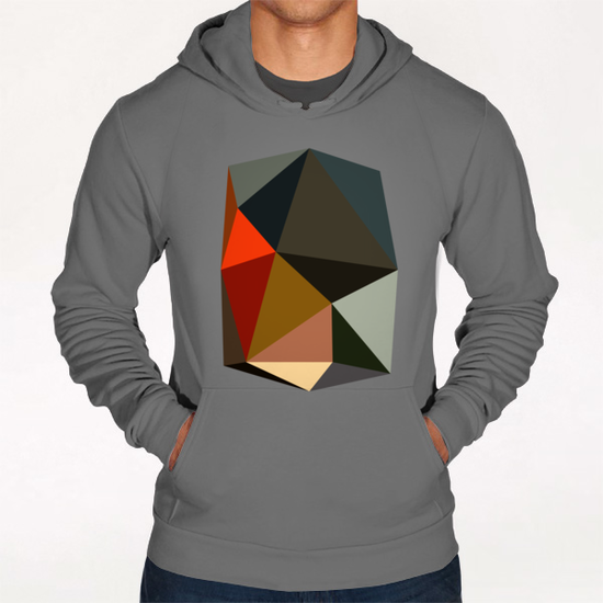 abstract red Hoodie by Vic Storia
