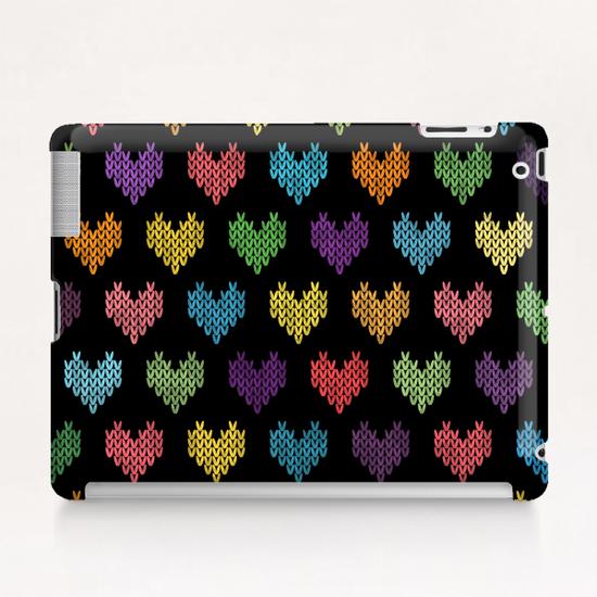 Colorful Knitted Hearts X 0.4 Tablet Case by Amir Faysal