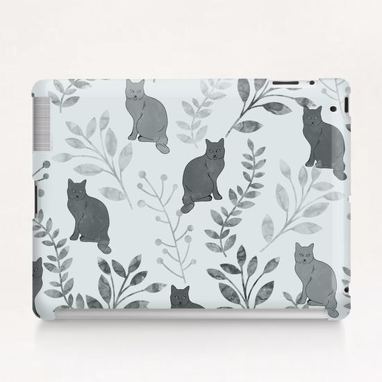 Floral and Cat X 0.3 Tablet Case by Amir Faysal