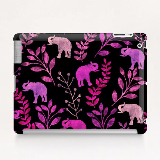 Floral and Elephant  Tablet Case by Amir Faysal