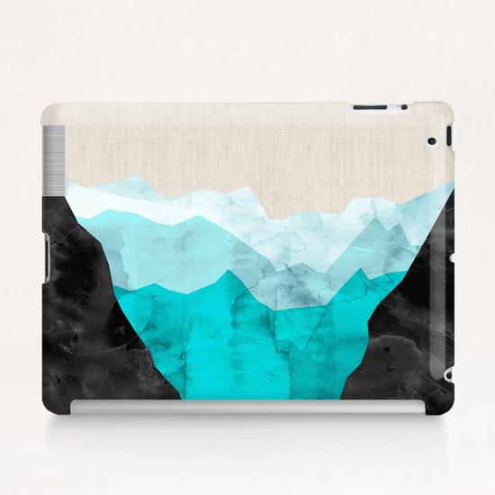 Watercolor landscape geometrica I Tablet Case by Vitor Costa