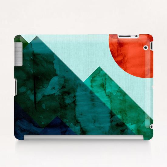 Watercolor landscape geometrica II Tablet Case by Vitor Costa