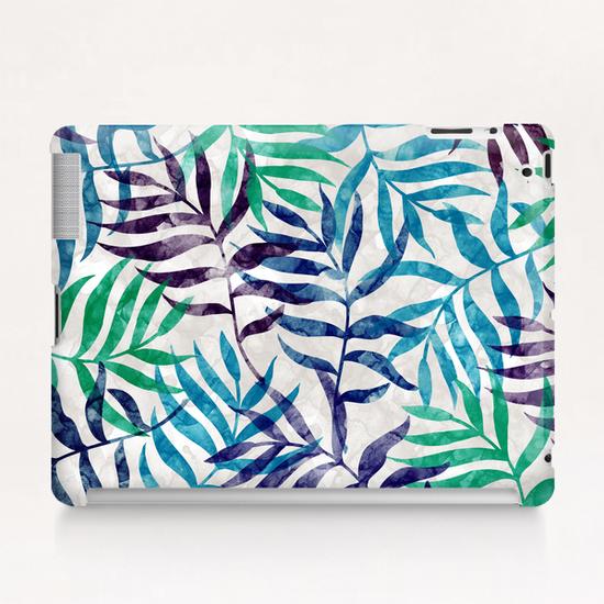 Watercolor Tropical Palm Leaves X 0.2 Tablet Case by Amir Faysal