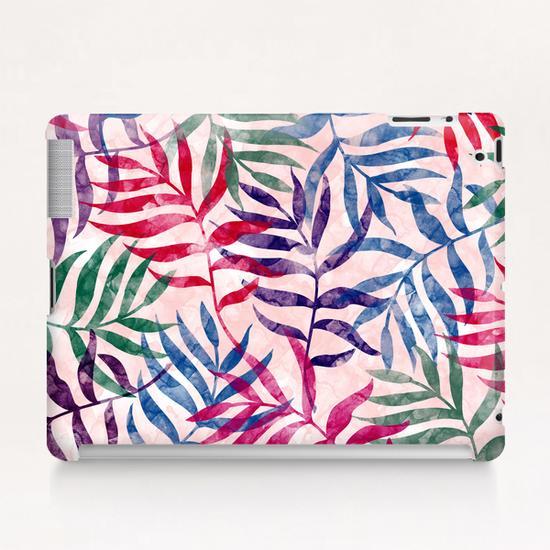 Watercolor Tropical Palm Leaves X 0.3 Tablet Case by Amir Faysal