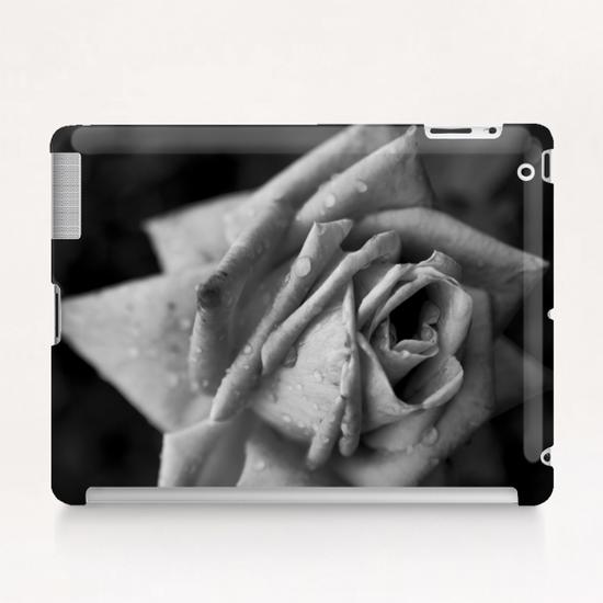 Monochrome Flower Tablet Case by cinema4design