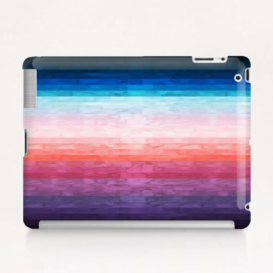 Geometric landscape watercolor Tablet Case by Vitor Costa