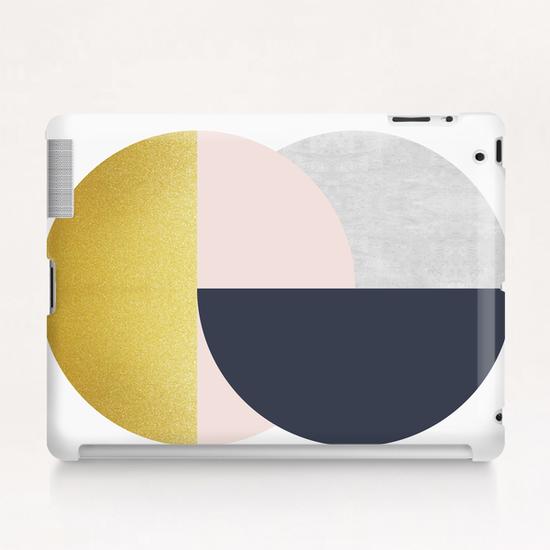 Golden and geometric art Tablet Case by Vitor Costa